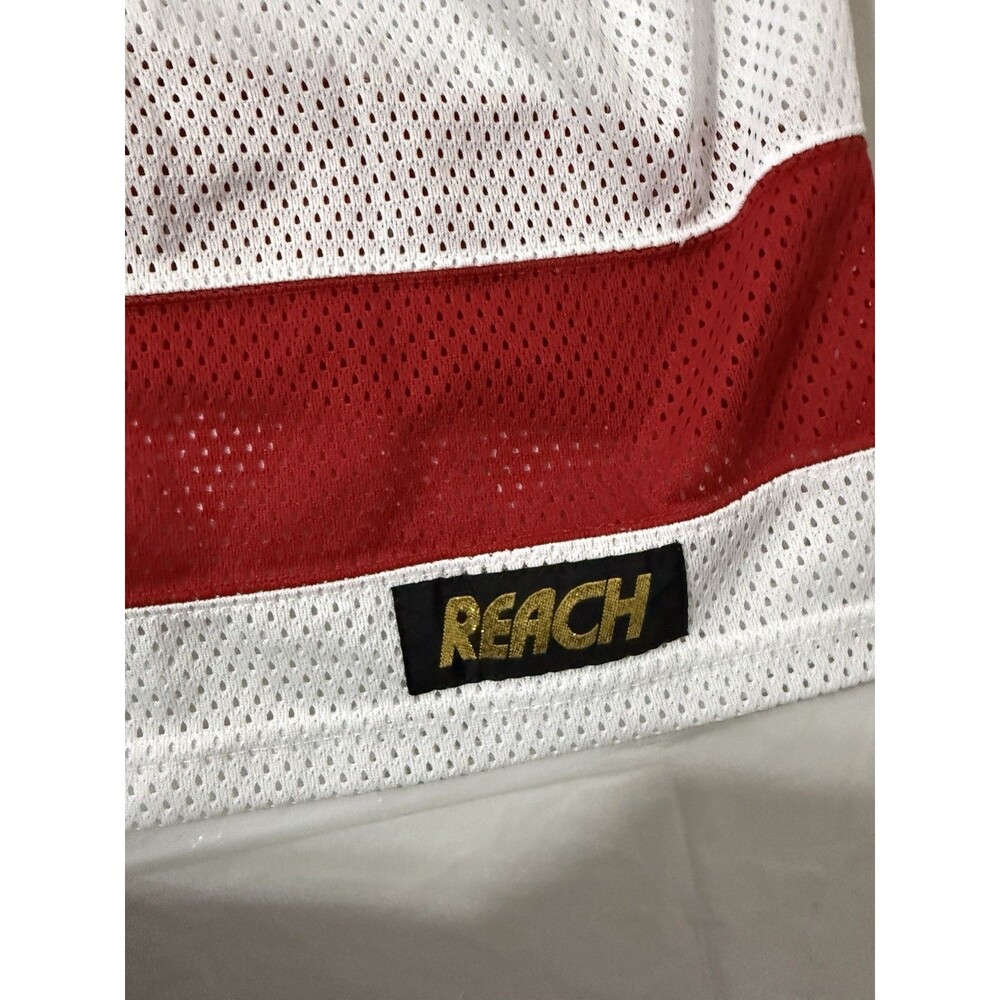 Vintage Coca-Cola Hockey Jersey Reach Sports Large White Red BET #48 Canada - Picture 3 of 5